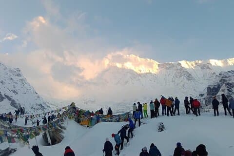 10 dage Annapurna Basecamp Trek med Fly in Fly ud til Pokhara