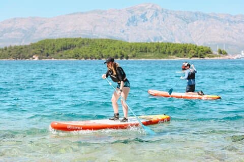 Stand Up Paddle avontuur in Korčula & Lumbarda eilanden