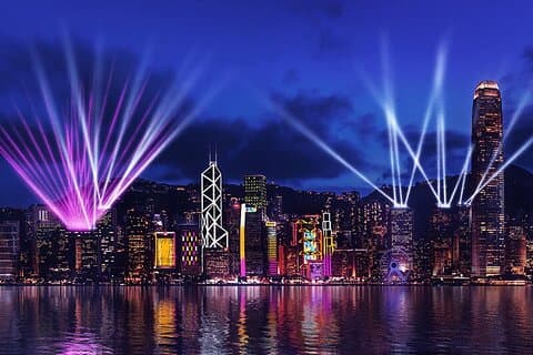 香港ビクトリアハーバー観光クルーズツアー