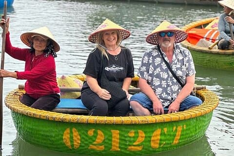 Marble Mountain -Coconut Jungle to Ride Basket Boat -Hoi An City
