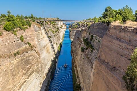 Visite audio-guidée d'une demi-journée de l'ancienne Corinthe et du canal VR