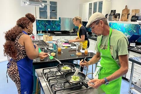 Karibisk Sip'n'Cook madlavningskursus i Sint Maarten
