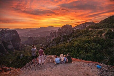 Athen: Meteora 2-dages tur Sunset & Morning Lille gruppe + Hotel