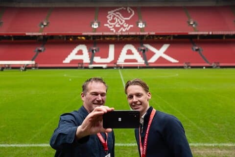 Johan Cruijff ArenA Ajax Stadion Entry met Foto in Amsterdam