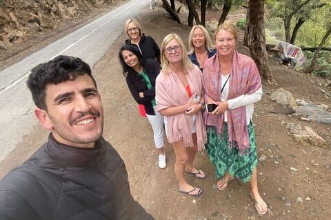 Ourika Valley vattenfall och lunch Atlasbergen Upplev