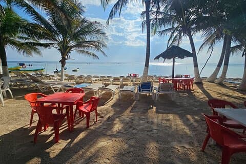 Beach club restaurant kraken