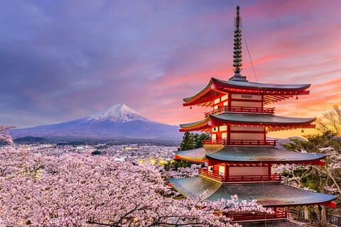 Mount Fuji panoramaudsigt og shopping dagstur