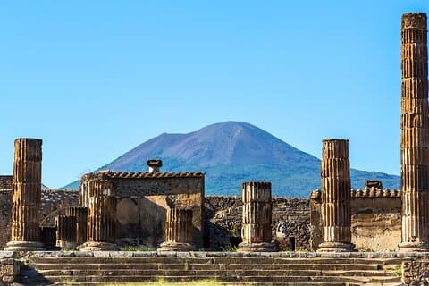 Pompeii fra Salerno med temalunsj og billetter inkludert