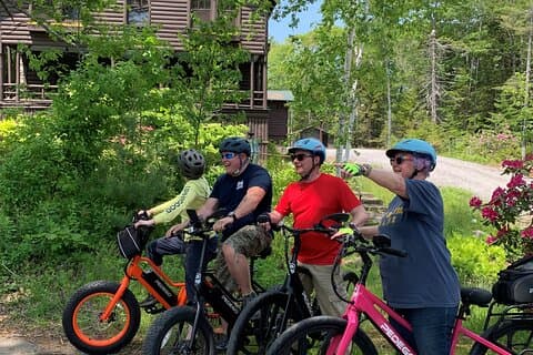 Paranormale pedaal E-Bike Ghost Tour van Boothbay Harbor