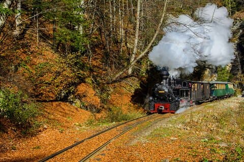 Con el tren de vapor a través de Transilvania