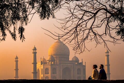 Sunrise Taj Mahal tur fra Delhi