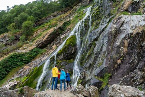 Vanuit Dublin: Wicklow, Glendalough, Waterfall & Sheepdog demo