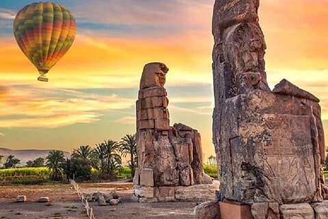 Luksus hot air balloon ride i Luxor med transfer inkluderet