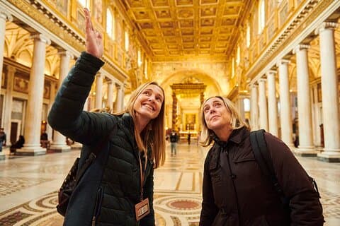 Rome : 4 grote basilieken Privétour met chauffeur ter beschikking