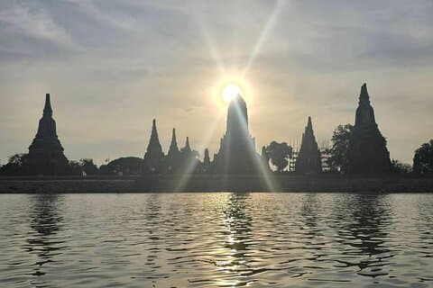 Från Bangkok: Ayutthaya Afternoon Serenity Tour & båttur