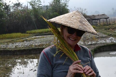 Half Day Hands On Rice Learning Experience in Luang Prabang
