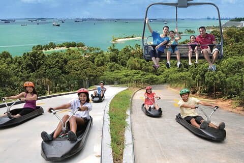 Skyline Luge y Sky Ride Singapur