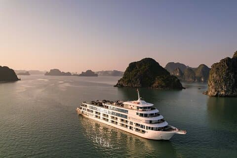 Luxe cruise Volledige dag verkennen Halong Bay