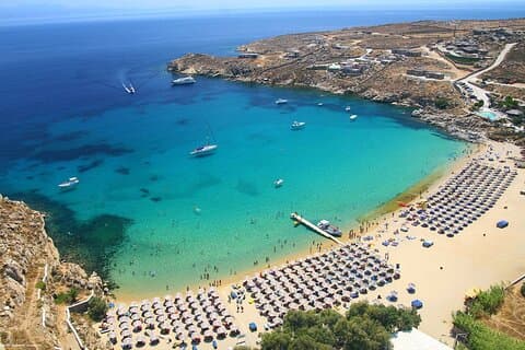 Mykonos Kleingruppen-Strandtransfer & Stadtfreizeit - Hafenabholung