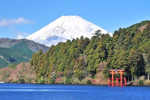 Excursion d'une journée au sanctuaire Mount Fuji Hakone ou au feu d'artifice Onsen Atami