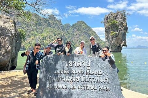 Privat långsvansbåt James Bond Island Tour från Khao Lak