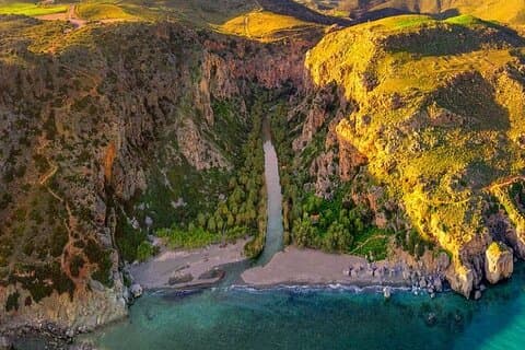Full dag Preveli Palm Beach tur fra Heraklion