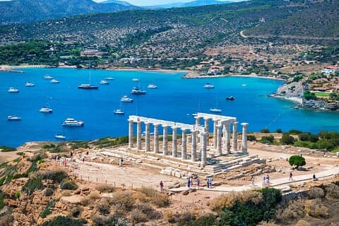 Privétour door Athene, Kaap Sounio, Tempel van Poseidon & Riviera