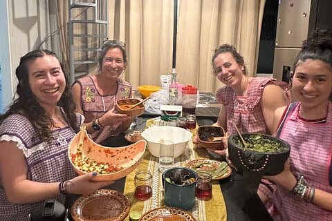 Class of Sauces and Tortillas in Mexico City