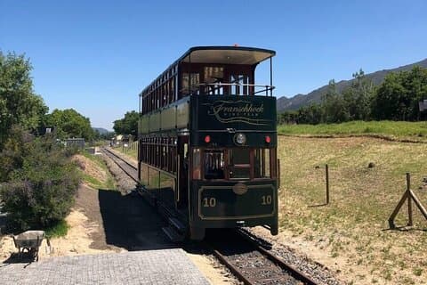 Franschhoek Wijntram Hop-On Hop-Off Tour vanuit Kaapstad.