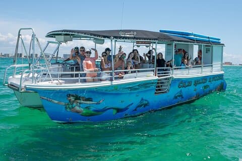 Voyage de natation à bord de Crab Island Runner