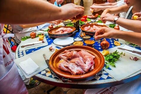 Fez madlavningskursus på en traditionel riad med markedsbesøg