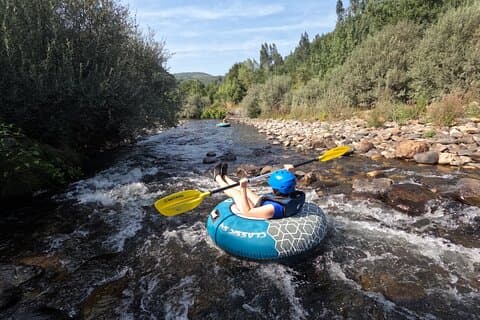Tubing-Rafting auf dem Fluss Paiva in Arouca
