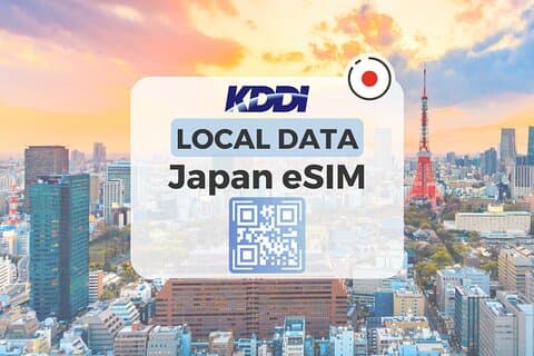 Japan eSIM with Unlimited Local 5G/4G Data