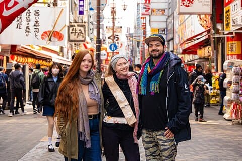 Privates Fotoshooting-Erlebnis am Tag in Dotonbori Osaka