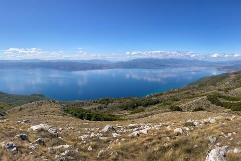 Hiking the Two Lakes View Trail from Ohrid and Prespa
