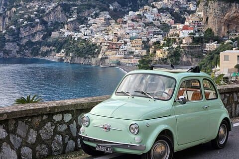 Tour Privado em Fiat 500 Vintage na Costa Amalfitana