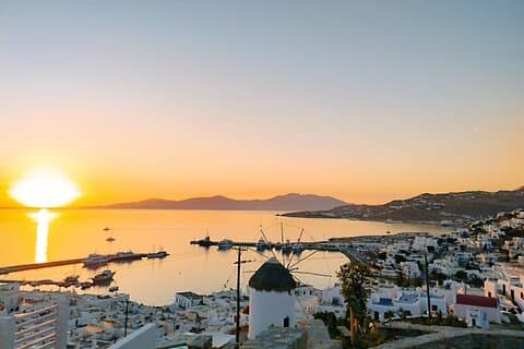 Mykonos Sunset Tour: Privat guidet flugt