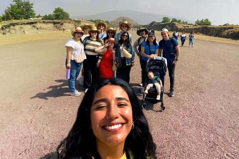 Teotihuacan Pirâmides Tour da manhã comigo, Angela!
