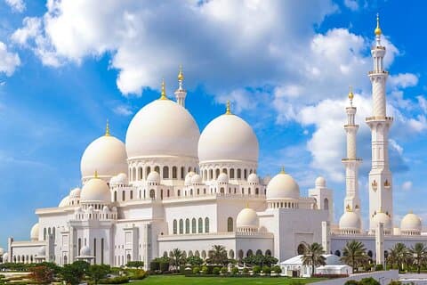 Från Dubai Private Abu Dhabi Sheikh Zayed Stora moskén Tour
