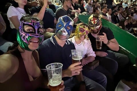 Wrestling Show och mexikansk gastronomi
