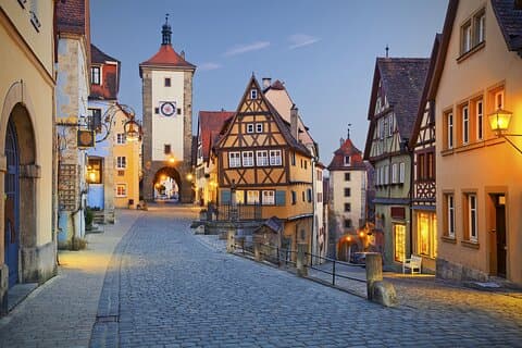 Visite privée de Munich à Rothenburg ob der Tauber avec déjeuner