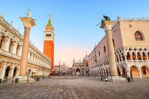Crowd-free tidligt om morgenen Lille gruppe Venedig City guidet tur