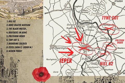 Fra Ieper/ypres 4H. WW1 Salient privat tur