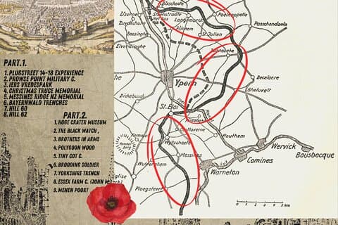 Frome Ieper/ypres 8H. WW1 privat tur