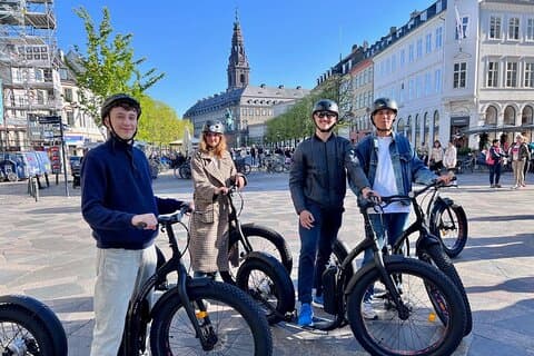 Electric Scooter Kick Bike 1 Hour Guided Tour of Copenhagen