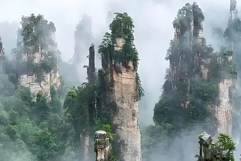 Zhangjiajie Pandora tur til Avatar Hallelujah Mountain
