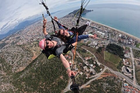 Alanya Tandem Paragliding met Gelicentieerde Piloot & Hotel Transfer