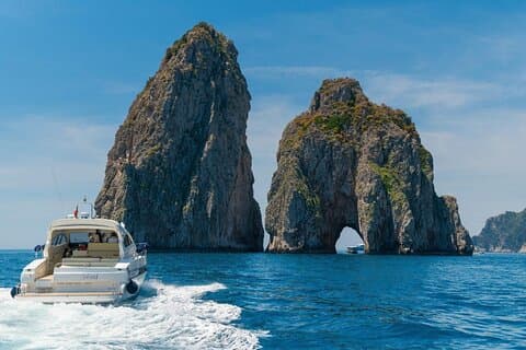 Tour privato in barca: Capri intera giornata da Sorrento