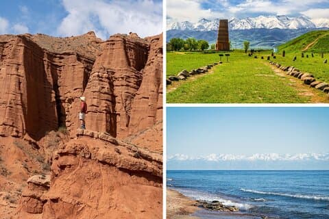 Tudo em um dia: Burana Tower, Konorchek Canyon e Lago Issyk-Kul