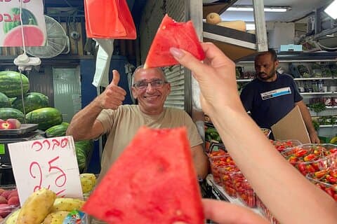 Tel Aviv: Carmel Market Vegetarische Tour durch Essen, Geschichte und Kultur